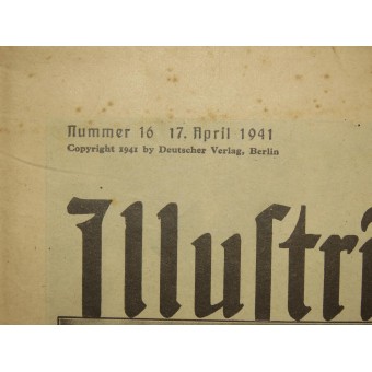 Illusterte Zeitung, nr. 16, 17. huhtikuuta 1941, Zum 20. Huhtikuu 1941. Der führen im gespräch Mit Reichsmarschall Hermann Göring. Espenlaub militaria